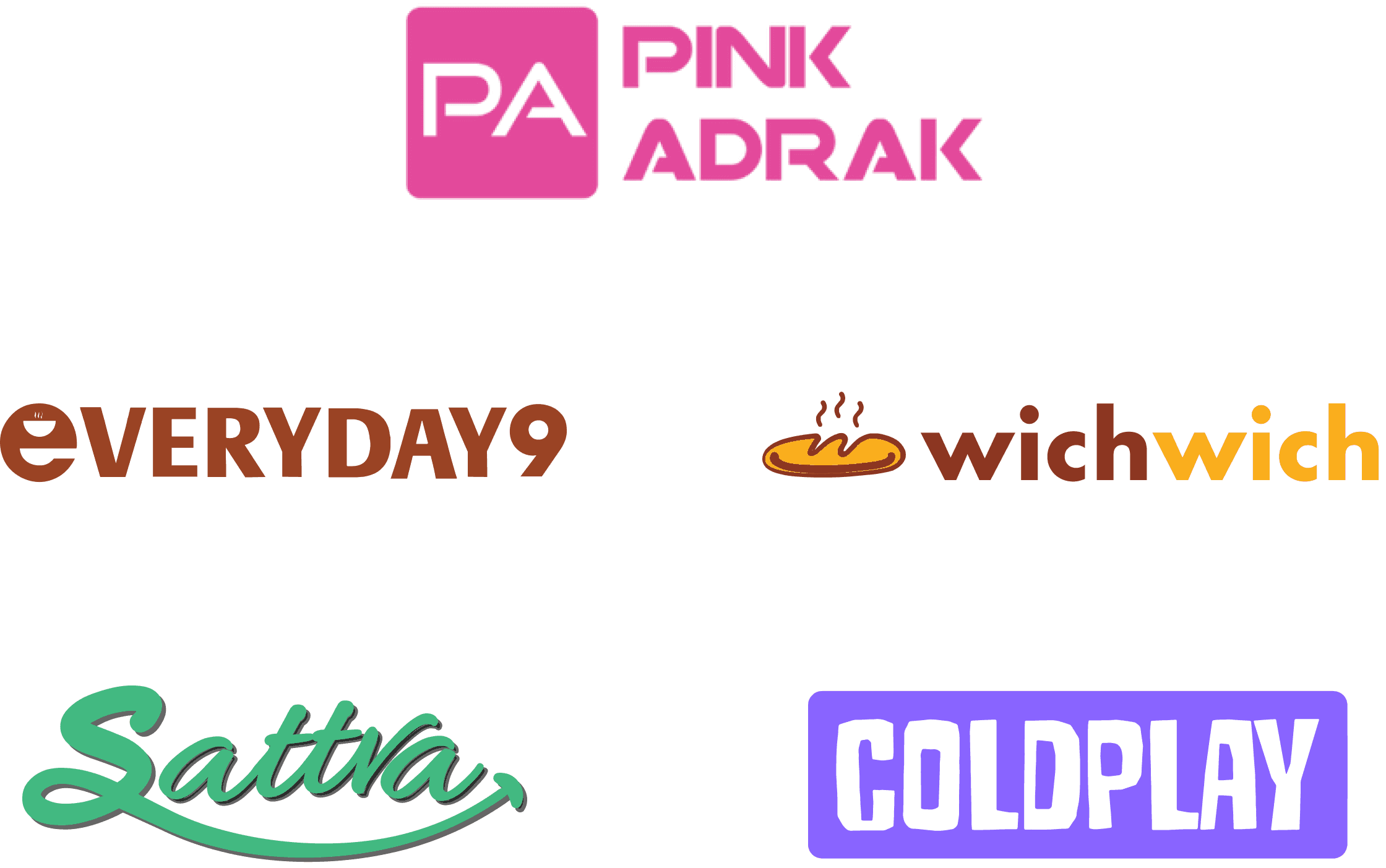 pink adrak brand assets